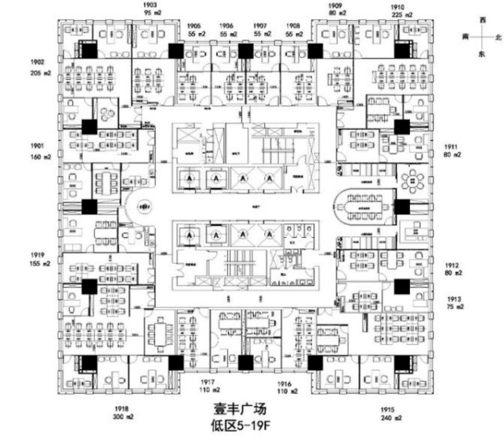 标准层平面图